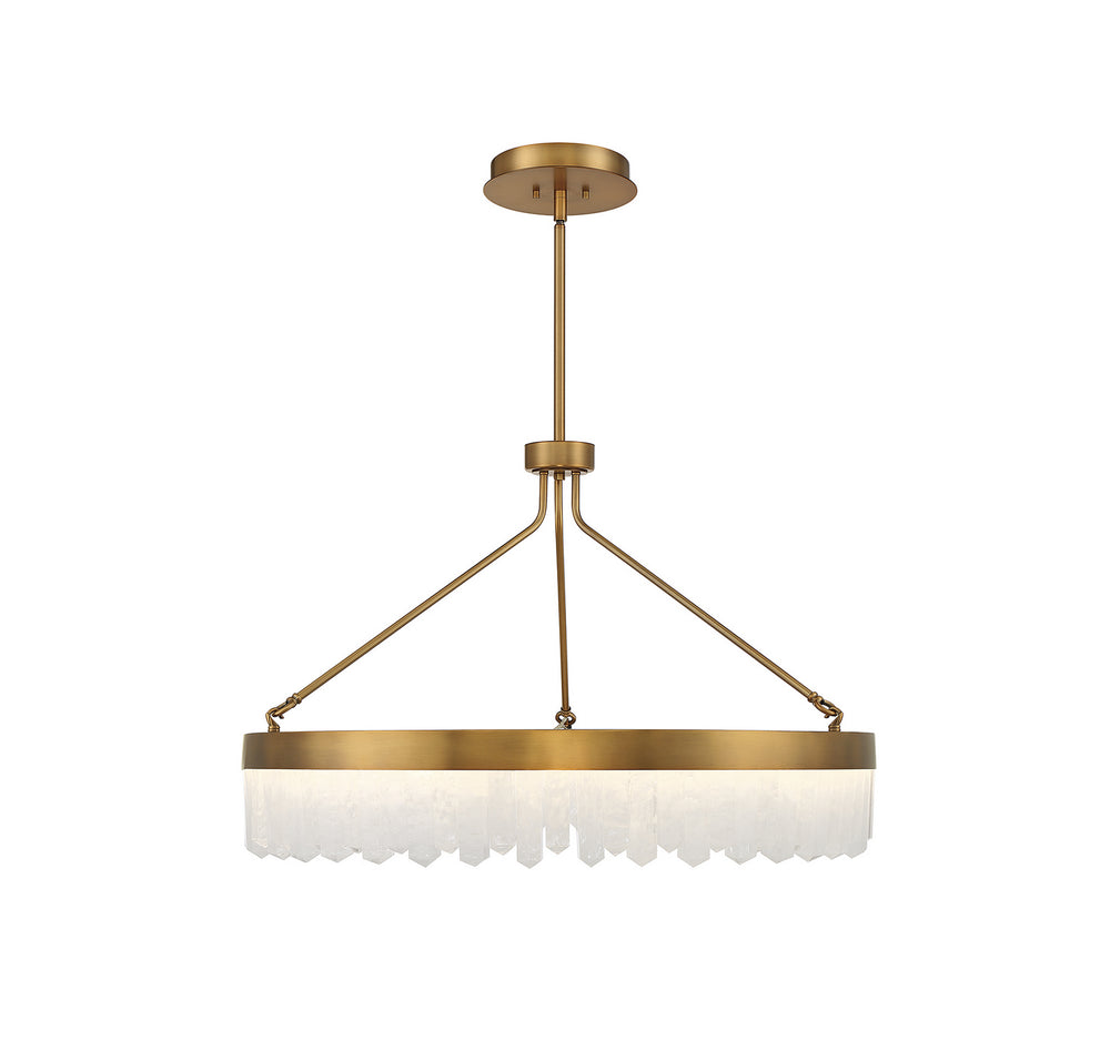 Savoy House - LED Pendant - Landon - Warm Brass- Union Lighting Luminaires Decor