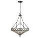 Savoy House - Four Light Pendant - Emerald - Oiled Burnished Bronze- Union Lighting Luminaires Decor