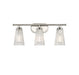 Savoy House - Three Light Bathroom Vanity - Chantilly - Polished Nickel- Union Lighting Luminaires Decor