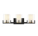 Savoy House - Three Light Bathroom Vanity - Eaton - Matte Black with Warm Brass Accents- Union Lighting Luminaires Decor