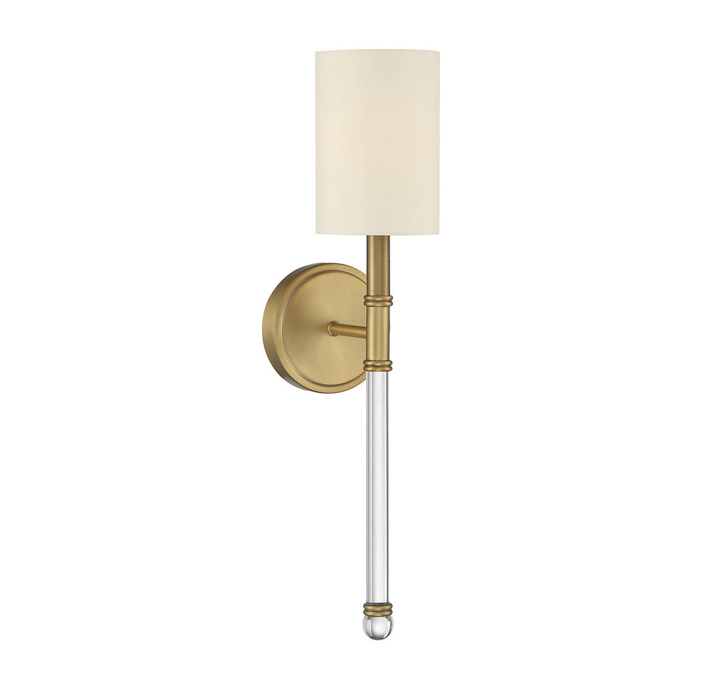 Savoy House - One Light Wall Sconce - Fremont - Warm Brass- Union Lighting Luminaires Decor