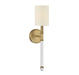 Savoy House - One Light Wall Sconce - Fremont - Warm Brass- Union Lighting Luminaires Decor
