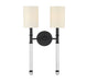 Savoy House - Two Light Wall Sconce - Fremont - Matte Black- Union Lighting Luminaires Decor