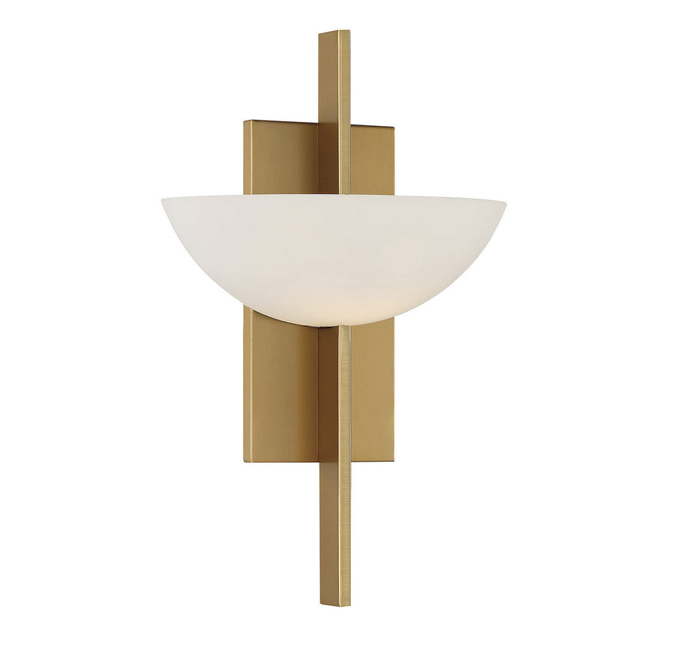 Savoy House - One Light Wall Sconce - Fallon - Warm Brass- Union Lighting Luminaires Decor