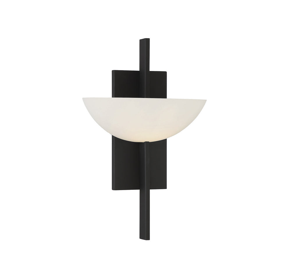 Savoy House - One Light Wall Sconce - Fallon - Matte Black- Union Lighting Luminaires Decor