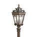 Kichler Canada - Three Light Outdoor Post Mount - Tournai - Londonderry- Union Lighting Luminaires Decor