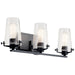 Kichler Canada - Three Light Bath - Alton - Black- Union Lighting Luminaires Decor