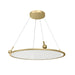 Kichler Canada - LED Chandelier - Jovian - Champagne Gold- Union Lighting Luminaires Decor