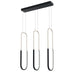 Kichler Canada - LED Linear Chandelier - Wayan - Matte Black- Union Lighting Luminaires Decor