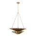 Arteriors - Nine Light Chandelier - Katya - Vintage Brass- Union Lighting Luminaires Decor