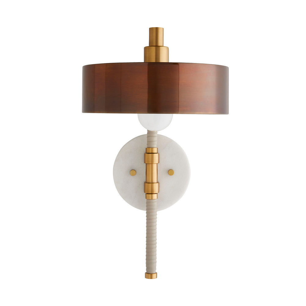 Arteriors - One Light Wall Sconce - Aaron - Heritage Brass- Union Lighting Luminaires Decor