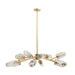 Arteriors - 12 Light Chandelier - Javier - Champagne- Union Lighting Luminaires Decor