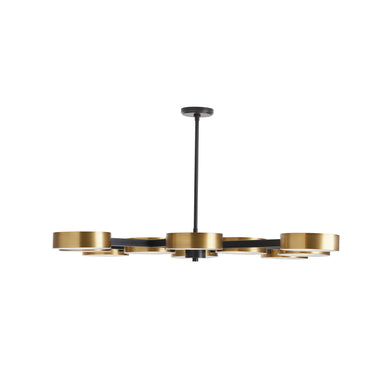 Arteriors - Ten Light Chandelier - Linus - Antique Brass- Union Lighting Luminaires Decor