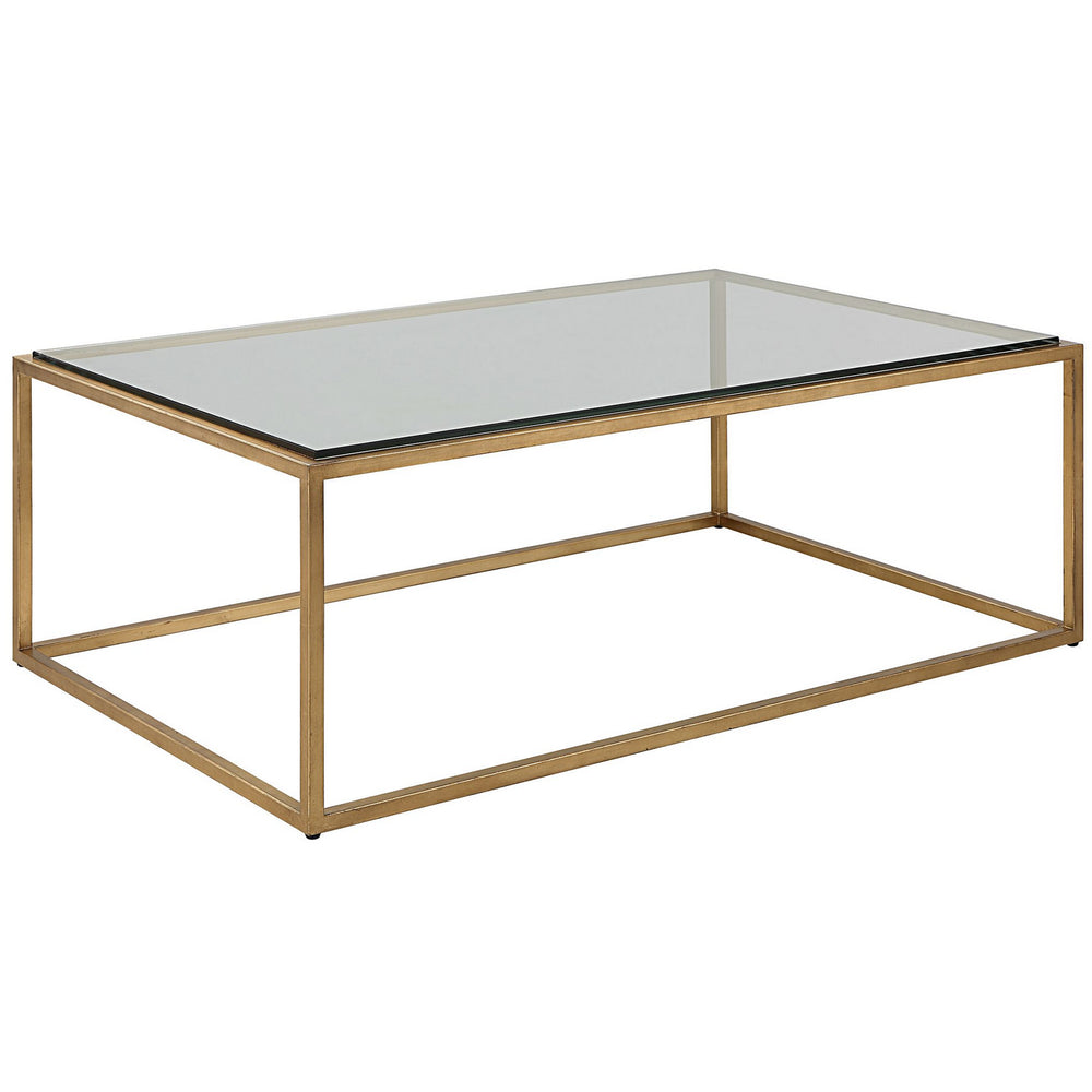 Uttermost - Coffee Table - Bravura - Brushed Gold Leaf- Union Lighting Luminaires Decor