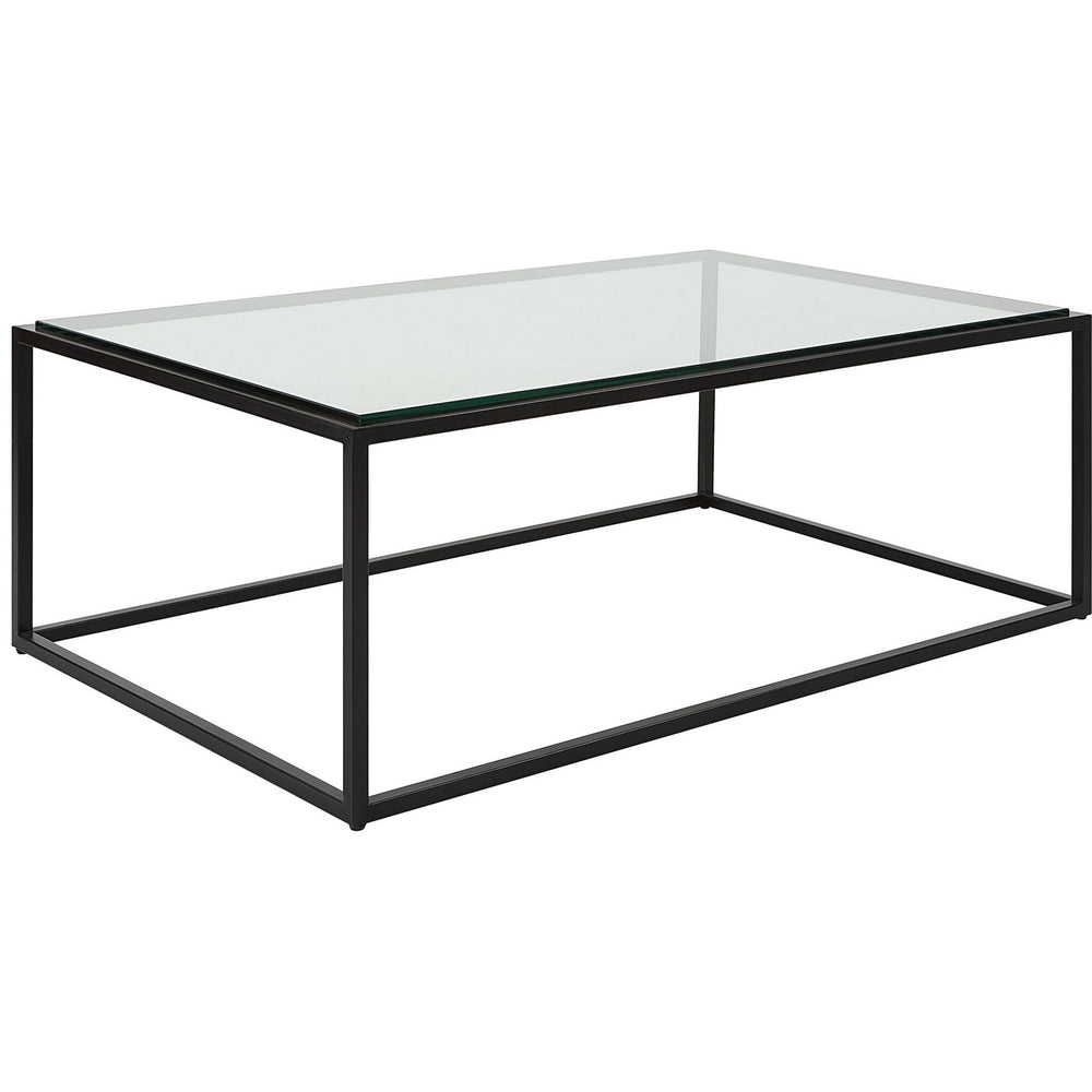 Uttermost - Coffee Table - Bravura - Satin Black- Union Lighting Luminaires Decor