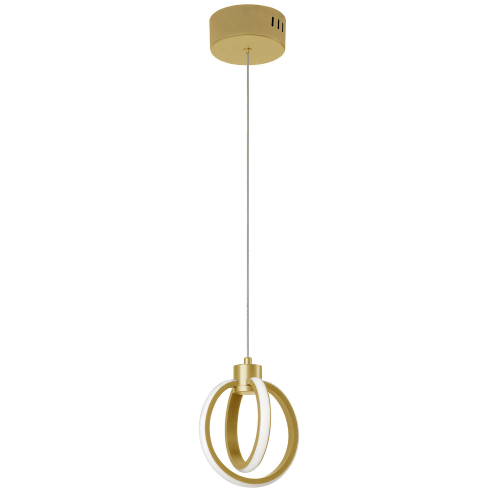 Dainolite Canada - LED Pendant - Parson - Aged Brass- Union Lighting Luminaires Decor
