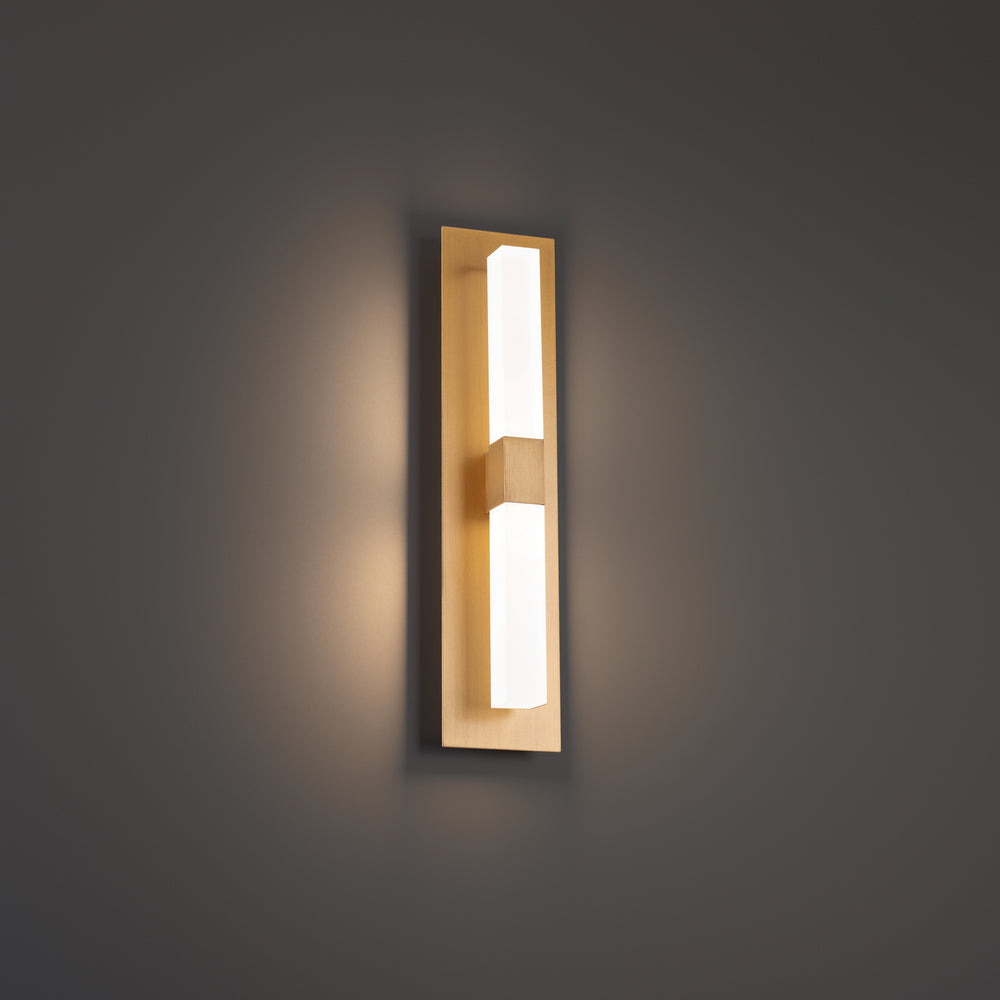W.A.C. Canada - LED Wall Sconce - Camelot - Aged Brass- Union Lighting Luminaires Decor