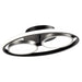 Artcraft Canada - LED Flush Mount - Gemini - Black, Nickel- Union Lighting Luminaires Decor