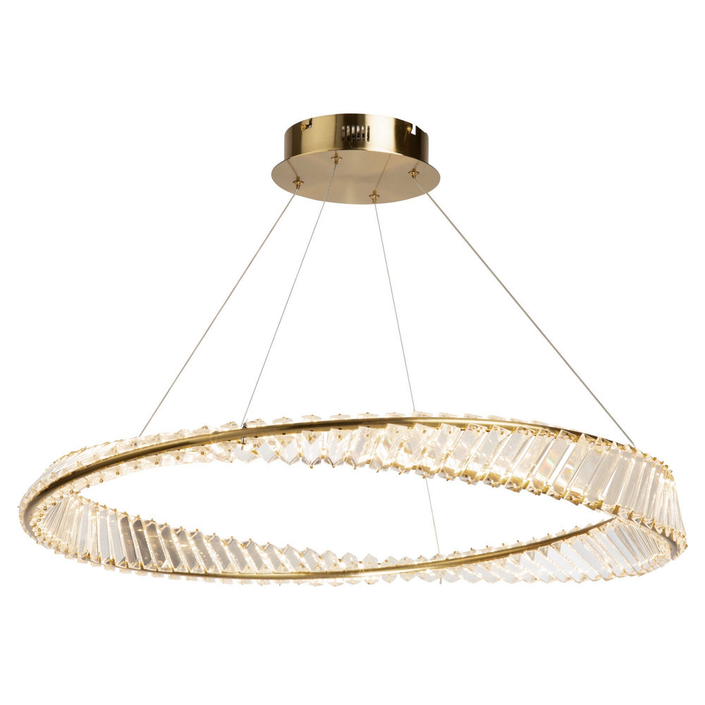 Artcraft Canada - LED Pendant - Stella - Brushed Brass- Union Lighting Luminaires Decor
