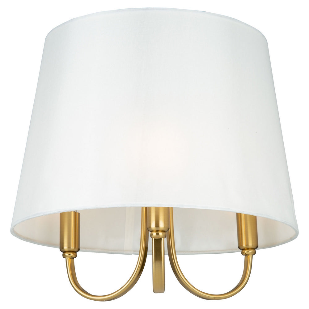 Artcraft Canada - Three Light Semi-Flush Mount - Rhythm - Brushed Gold- Union Lighting Luminaires Decor