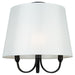 Artcraft Canada - Three Light Semi-Flush Mount - Rhythm - Black- Union Lighting Luminaires Decor