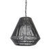 Palecek - One Light Outdoor Pendant - Tanner - Black- Union Lighting Luminaires Decor