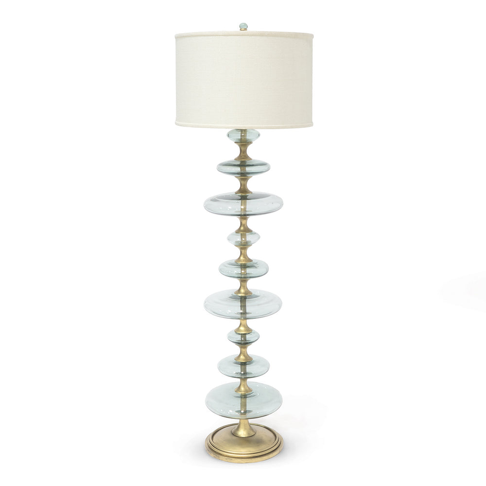 Palecek - One Light Floor Lamp - Calypso- Union Lighting Luminaires Decor