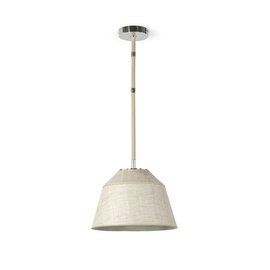 Palecek - One Light Pendant - Capistrano - Brushed nickel- Union Lighting Luminaires Decor