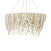 Palecek - Four Light Chandelier - Selita - Off-White- Union Lighting Luminaires Decor