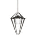 Hubbardton Forge - One Light Outdoor Pendant/Semi-Flush - Stellar - Coastal Oil Rubbed Bronze- Union Lighting Luminaires Decor