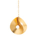 Corbett Lighting Canada - Four Light Pendant - Peony - Gold Leaf- Union Lighting Luminaires Decor