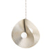 Corbett Lighting Canada - Four Light Pendant - Peony - Warm Silver Leaf- Union Lighting Luminaires Decor