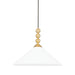 Mitzi Canada - One Light Pendant - Sang - Aged Brass- Union Lighting Luminaires Decor