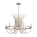 Kichler Canada - Six Light Chandelier - Baile - Brushed Nickel- Union Lighting Luminaires Decor