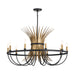 Kichler Canada - Nine Light Chandelier - Baile - Black- Union Lighting Luminaires Decor