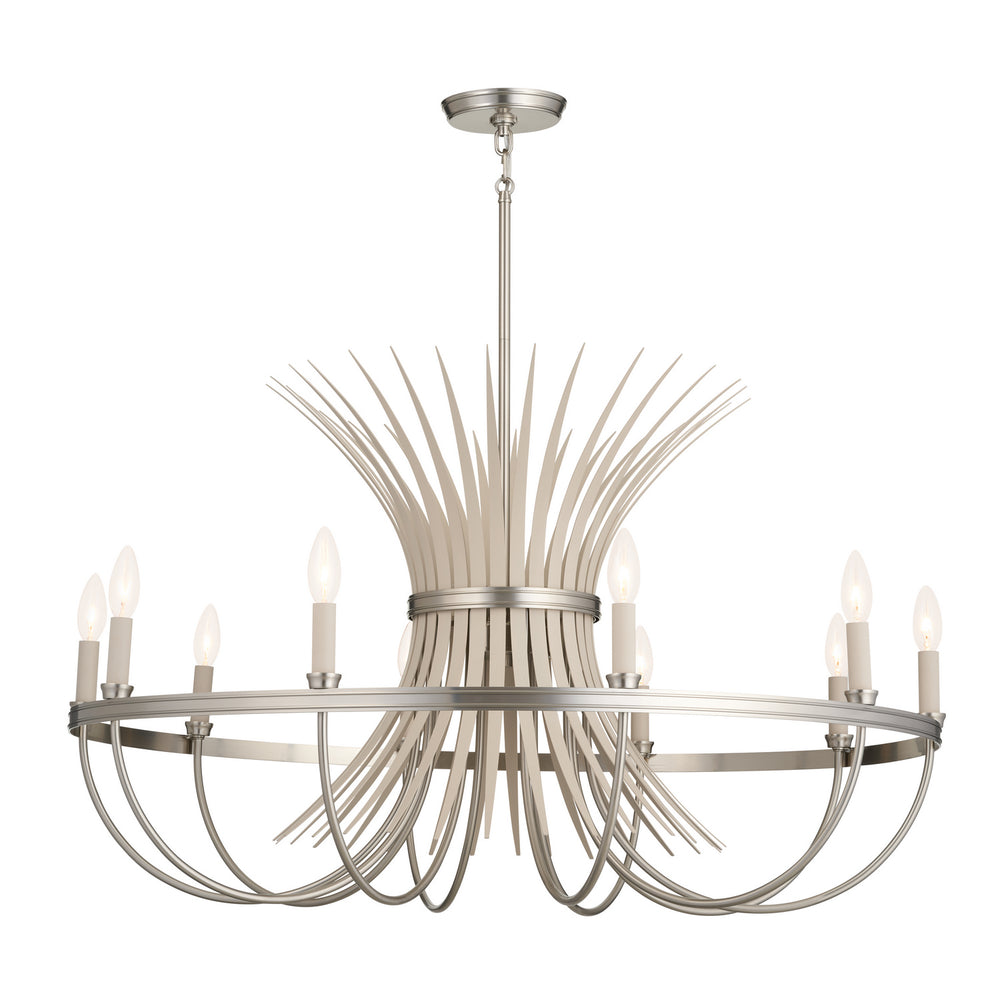 Kichler Canada - Nine Light Chandelier - Baile - Brushed Nickel- Union Lighting Luminaires Decor