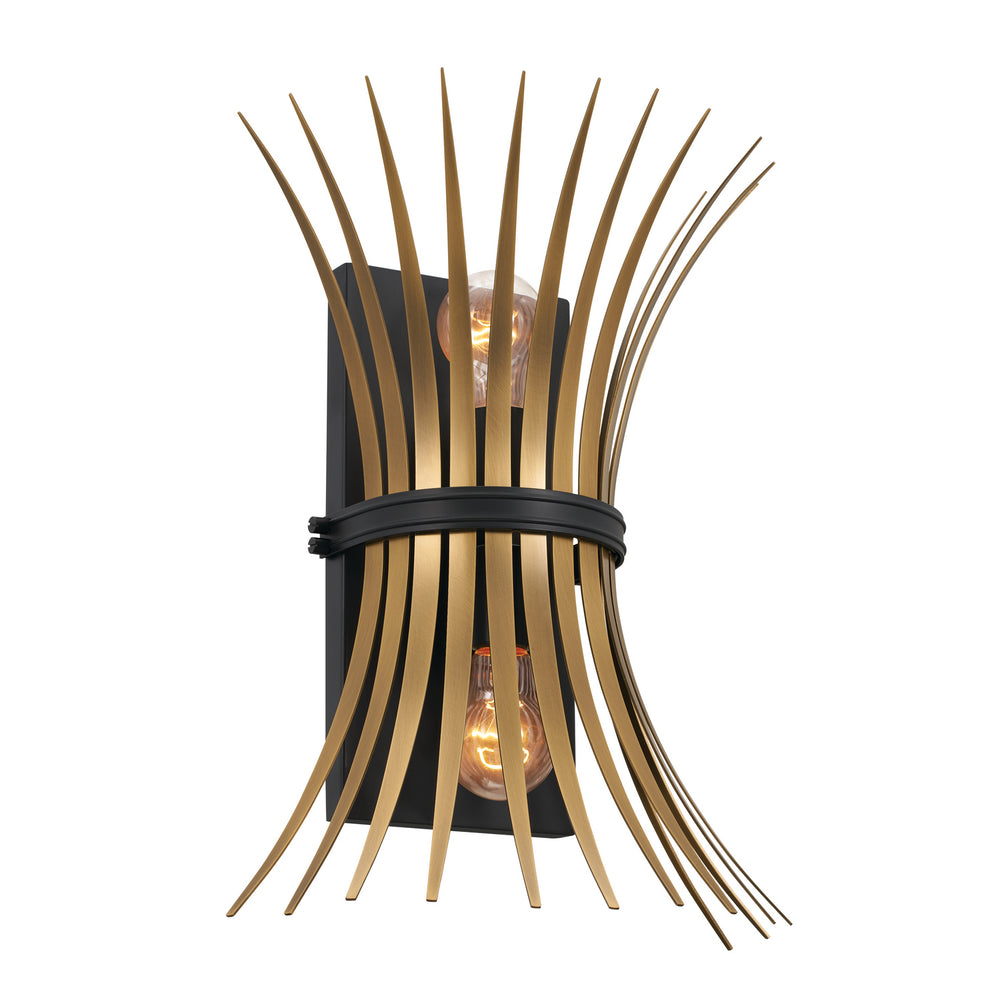 Kichler Canada - Two Light Wall Sconce - Baile - Black- Union Lighting Luminaires Decor