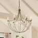Kichler Canada - Six Light Chandelier - Topiary - Character Bronze- Union Lighting Luminaires Decor