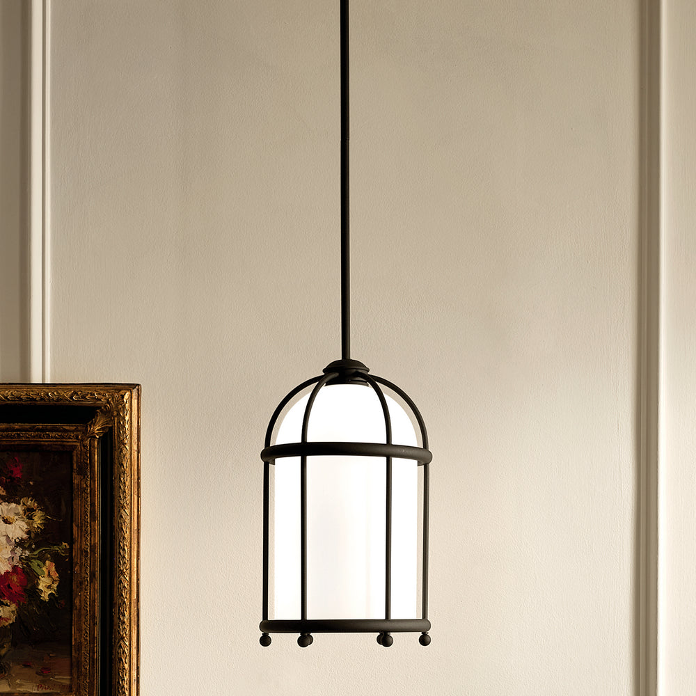 Kichler Canada - One Light Pendant - Topiary - Textured Black- Union Lighting Luminaires Decor