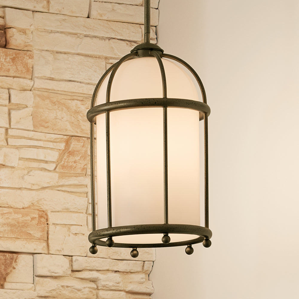Kichler Canada - One Light Pendant - Topiary - Character Bronze- Union Lighting Luminaires Decor