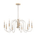Kichler Canada - Nine Light Chandelier - Karthe - Brushed Nickel- Union Lighting Luminaires Decor