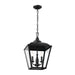 Kichler Canada - Two Light Pendant - Dame - Textured Black- Union Lighting Luminaires Decor
