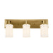 Kichler Canada - Three Light Bath - Vetivene - Natural Brass- Union Lighting Luminaires Decor