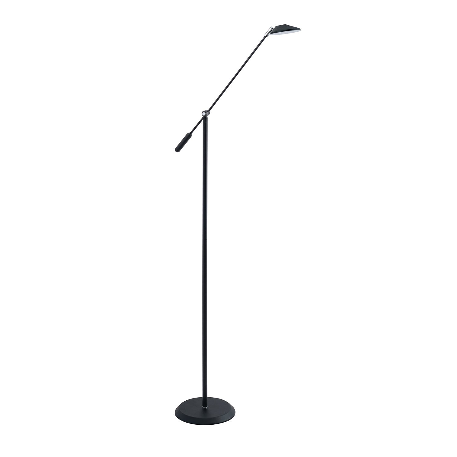Kendal Canada - LED Floor Lamp - Sirino - Black & Chrome- Union Lighting Luminaires Decor