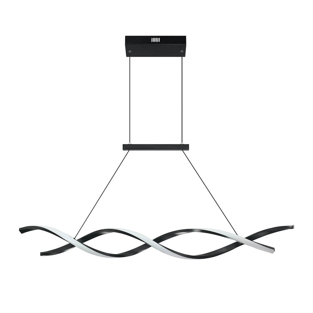 Kendal Canada - LED Pendant - Twist - Black- Union Lighting Luminaires Decor