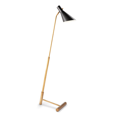 Regina Andrew - One Light Floor Lamp - Spyder - Blackened Brass- Union Lighting Luminaires Decor
