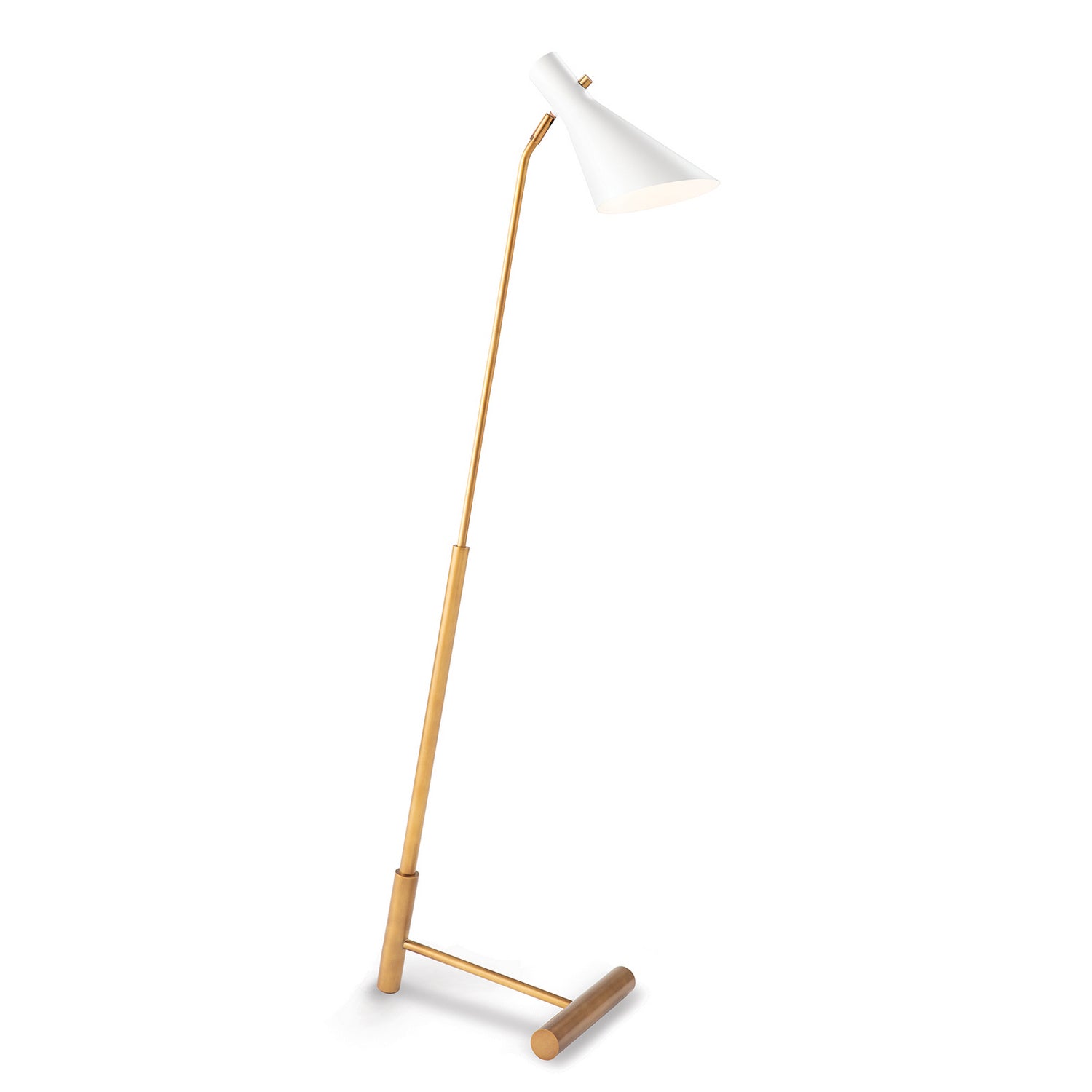 Regina Andrew - One Light Floor Lamp - Spyder - White- Union Lighting Luminaires Decor