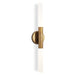Regina Andrew - Two Light Wall Sconce - Wick - Natural Brass- Union Lighting Luminaires Decor
