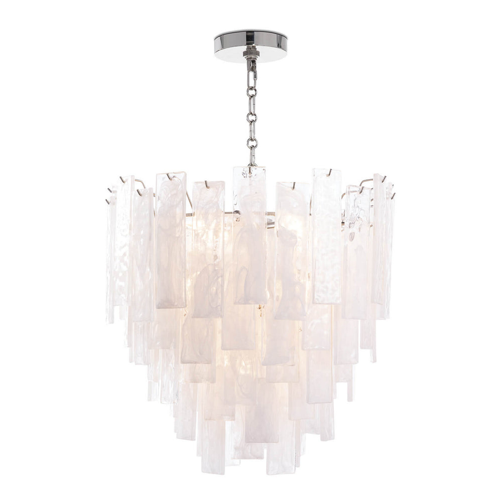 Regina Andrew - Eight Light Chandelier - Glacier - Clear- Union Lighting Luminaires Decor