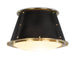 Regina Andrew - One Light Flush Mount - French - Blackened Brass- Union Lighting Luminaires Decor